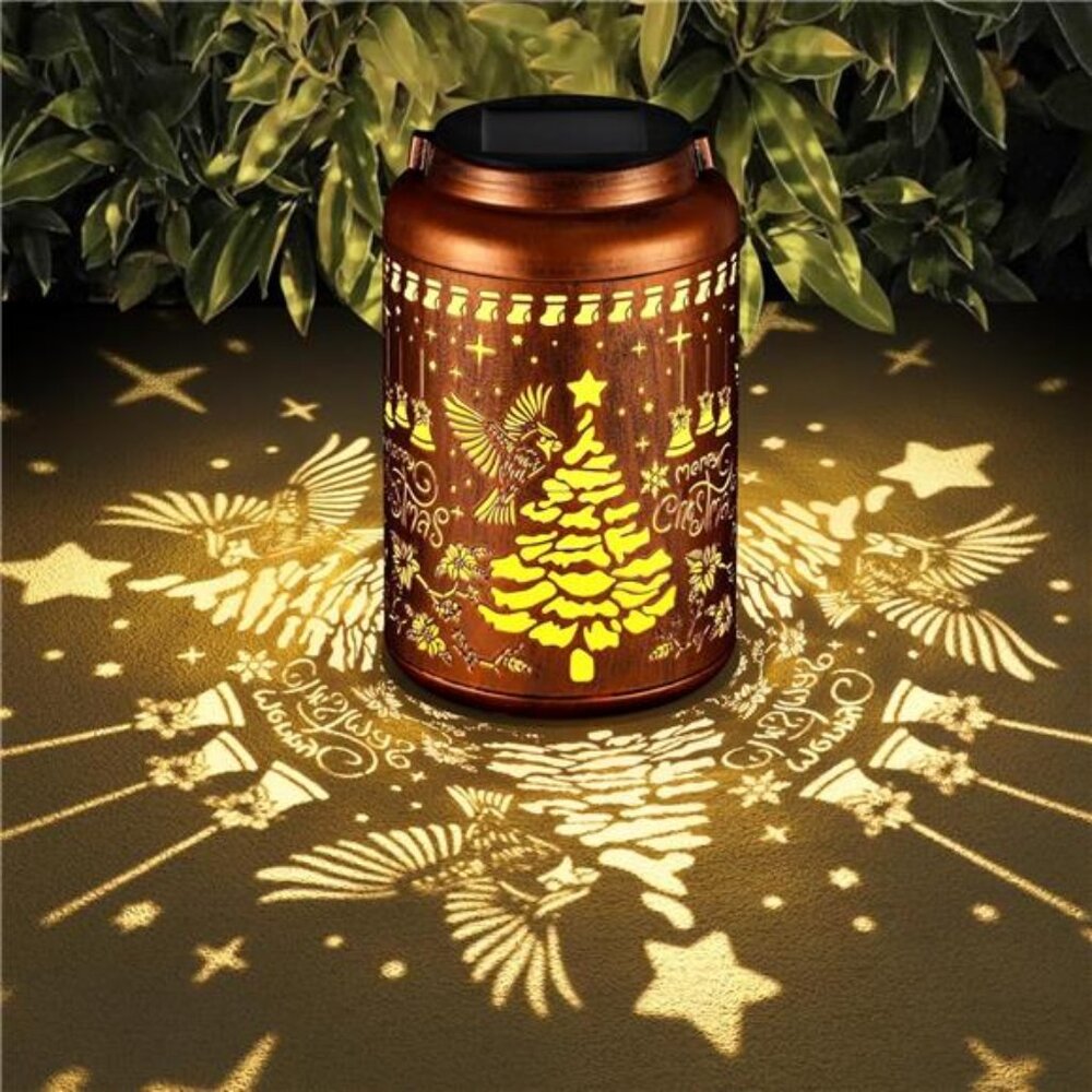New Solar Lanterns Outdoor Waterproof Garden Decor Birthday Gifts for Women Mom